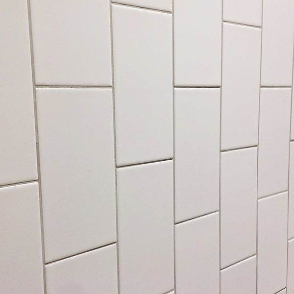 White Matt Wall Tile 100x200 Code 01372 From Estiles - Matt White Wall Tiles Bathroom