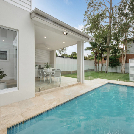 Travertine Classic Tumbled Natural Stone Paver 406x610x30 (Code:01519)