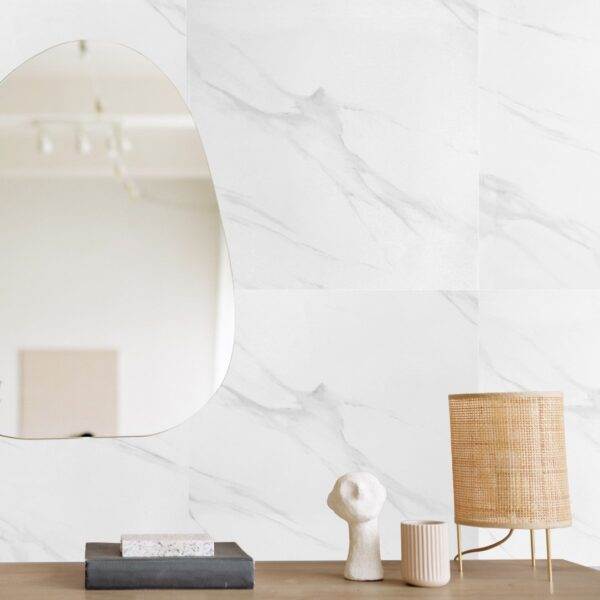 New Marmo Carrara Matt Tile 300x600 / 600x600 (Code:01633)