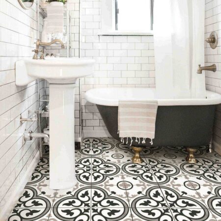Newtown 558 Porcelain Pattern Tile 200x200 (Code:01905)