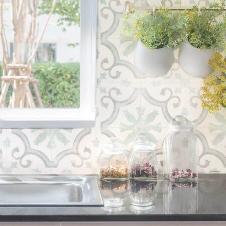 Newtown 779 Porcelain Pattern Tile 200x200 (Code:02009)