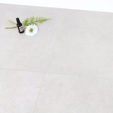 Modern Concrete Light Grey Matt Tile 600x600 (Code:02073)