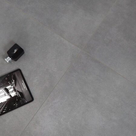 Modern Concrete Mid Grey Matt Tile 600x1200