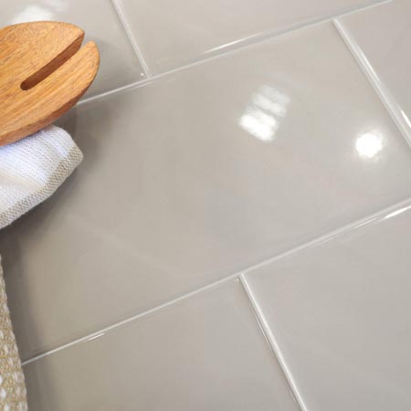 OZ Light Grey Gloss Wall Tile 100x200 (Code:02404)