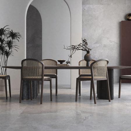 Fortis Greige Honed Large Stone Look Tile 750x1500 (Code:02490)