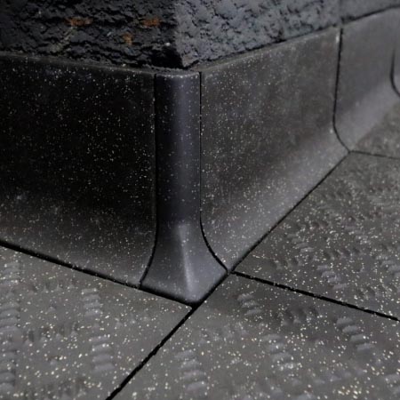 Techo Charcoal Corner-External Commercial Tile (Code:02516)