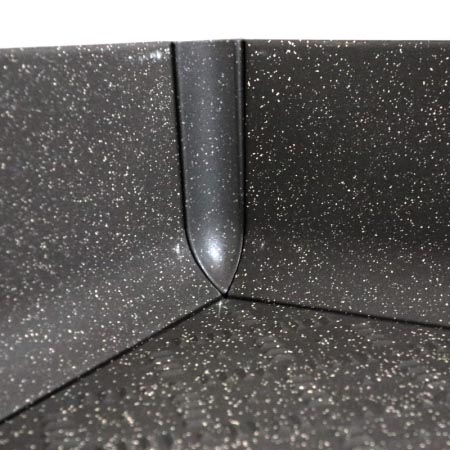 Techo Charcoal Corner-Internal Commercial Tile (Code:02515)