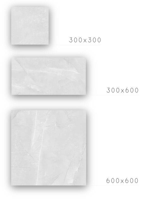 Osteria Grey Matt Tile 300x300 / 300x600 / 600x600 (Code:02563)