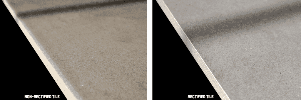 the different between Rectified Tiles and non-rectified tile