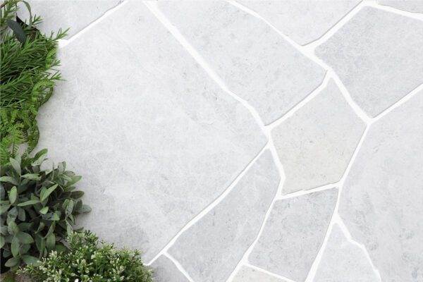 Tundra Grey Natural Stone Crazy Pave Tile