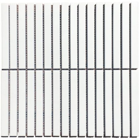Kit Kat Tokyo White Matt Textured Tile 12×92 (Code:02611)