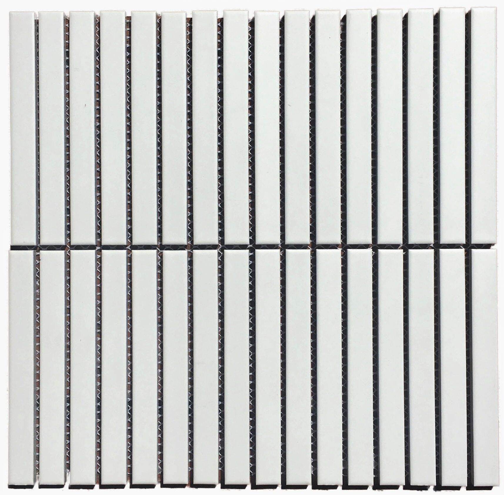 Kit Kat Slim White Gloss Tile 15×145 (Code:02613)