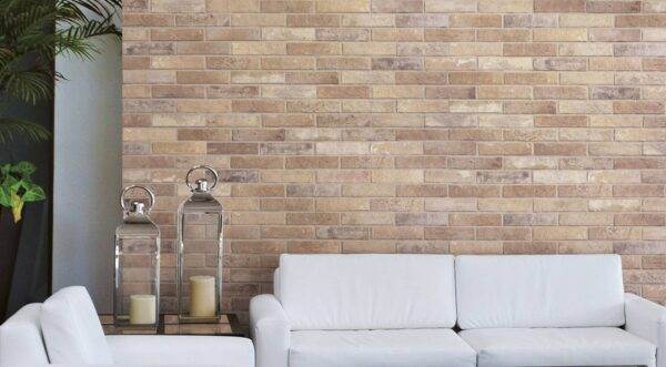 Brighton tiles real photo, brick look tiles use for indoor and outdoor for wall and floor