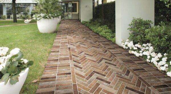 Brighton Red tiles real photo, brick look tiles use for indoor and outdoor for wall and floor