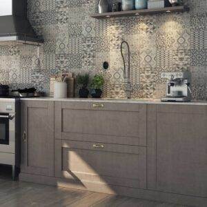 London Grey Decor Matt Tile 200x200 (Code:02688)