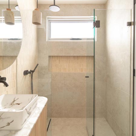 New Travertine Cross-cut Warm In&Out Tile 300x600 (Code:02714)