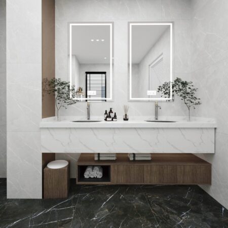 Attic White Polished Tile 600×1200