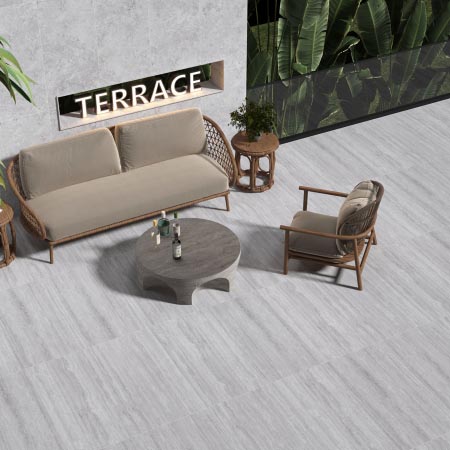 New Travertine Vein-cut Grigio In&Out Tile 600x1200 (code: 02732)