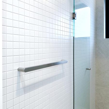 Square White Gloss 48x48 Mosaic Tile (Code:00945)