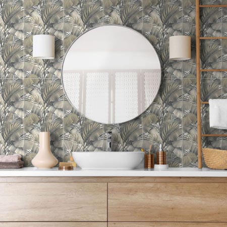 Tropical Green Matt Decorative Tile 300x600 (Code:02769)