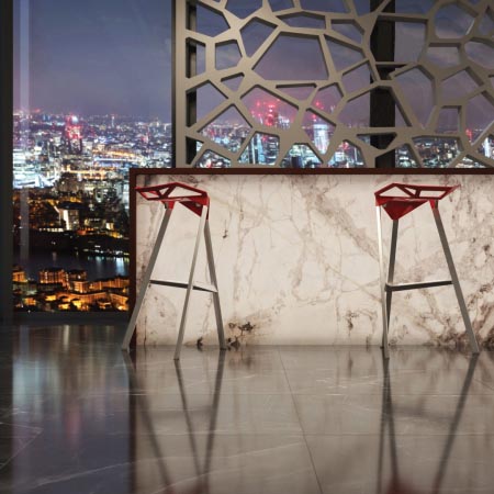 Porcelain Slab Luce Marble White Polished 1200x2600x6 (Code:02840)