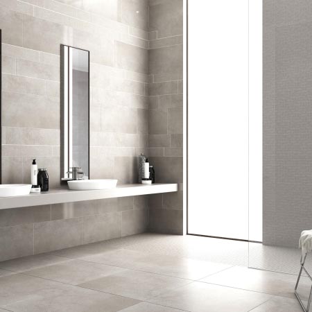 Surface Off-white Lappato Concrete Look Tile 600x600 (Code:02825)