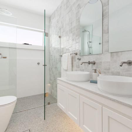 Krema Moonwhite Gloss Subway Wall Tile 125x125 (Code:02915)