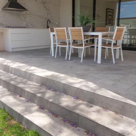 Newport Gris External Stone Look Tile 600x600 (Code:02938)