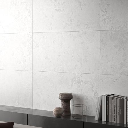 Siena White Honed Large Stone Look Tile 1200x1200 (Code:02931)