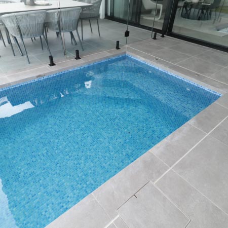 Cassio Light Grey External Stone Look Tile 600x600 (Code:03015)