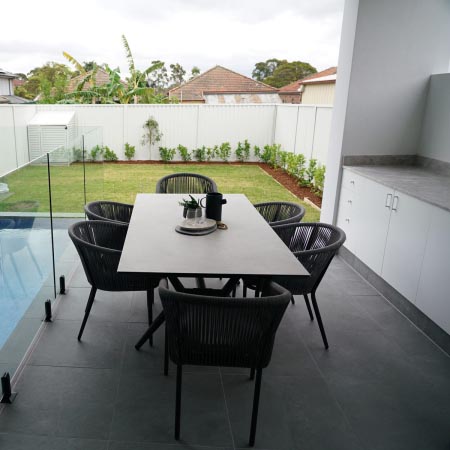 Cassio Dark Grey External Stone Look Tile 600x600 (Code:03016)