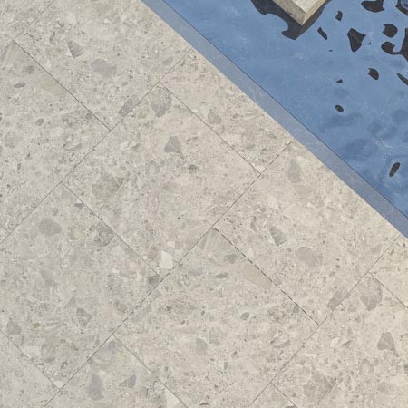 Lux Natural In&Out Terrazzo Look Tile 600x600 (Code:03029)