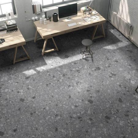 Norr Dark Grey In&Out Terrazzo Look Tile 300x600 (Code:03012)