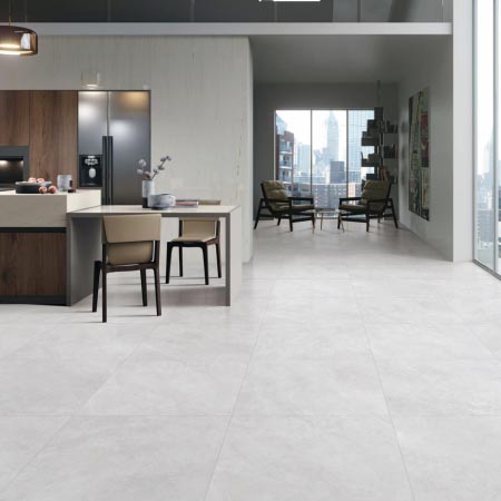Icon Silver Matt Marble Look Tile 600x600 (Code:02987)