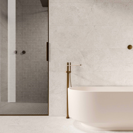 Juliet Bianco Matt Stone Look Tile 600x600 (Code:03058)