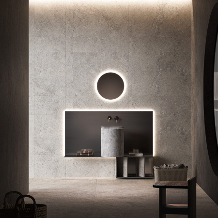 Juliet Grigio Matt Stone Look Tile 600x600 (Code:03059)