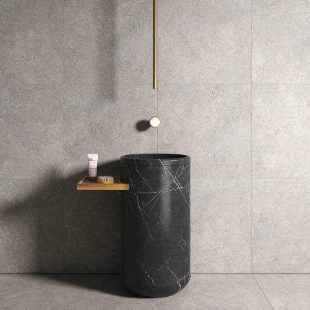 Juliet Grigio Matt Stone Look Tile 600x600 (Code:03059)