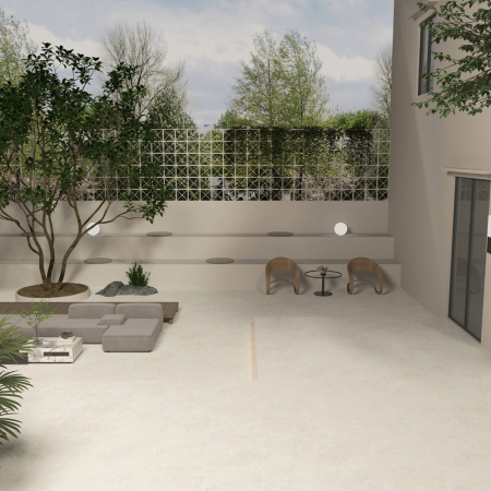 New Travertine Cross-cut Bianco In&Out Tile 600x1200 (Code:02955)