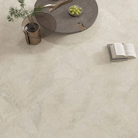 Newport Cotton In&Out Stone Look Tile 600x600 (Code:02980)