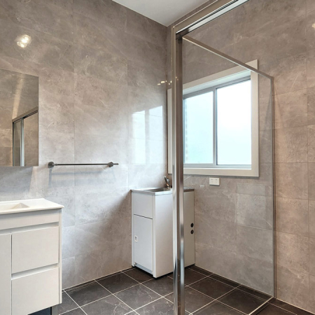 Portus Silver Polished Marble Look Tile 300x600 (Code:03051)