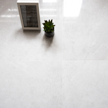 Portus White Polished Marble Look Tile 300x600 (Code:03045)