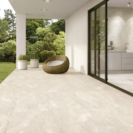 Romeo Warm Matt Stone Look Tile 600x600 (Code:03057)