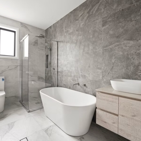 Mineral Stone 3D Graphite In&Out Tile 600x1200 (Code:02962)