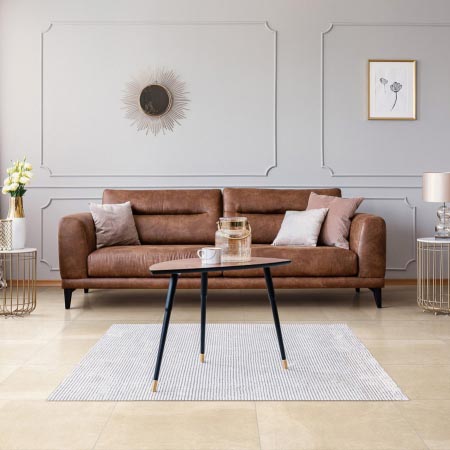 Santorini Avorio Matt Stone Look Tile 300x300 (Code:03088)