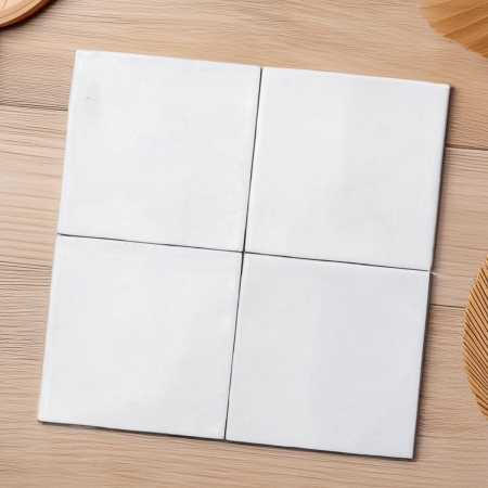 Krema White Matt Subway Wall Tile 125x125 (Code:03117)