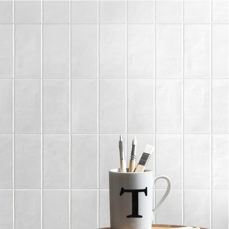 Krema White Matt Subway Wall Tile 62.5x125 (Code:03118)