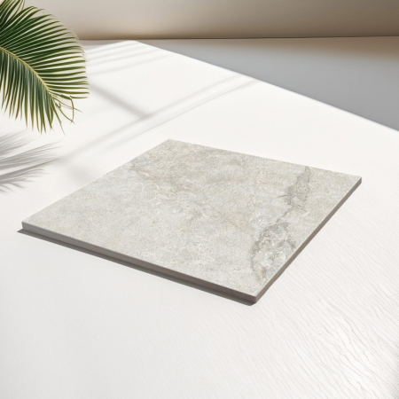 Newport Bianco External Porcelain Paver 600x600x20 (Code:03129)