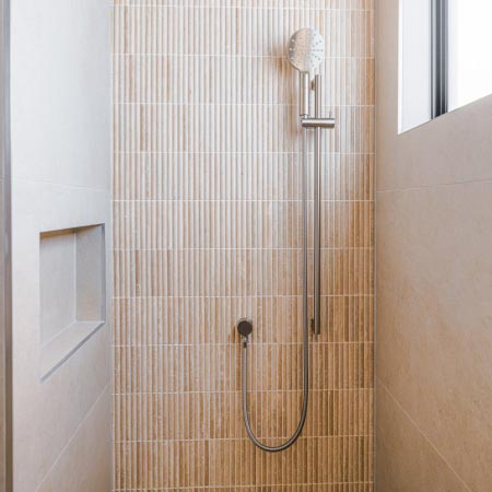 Mini Flute Travertine Honed Natural Stone Mosaic 15x152 (Code:03205)