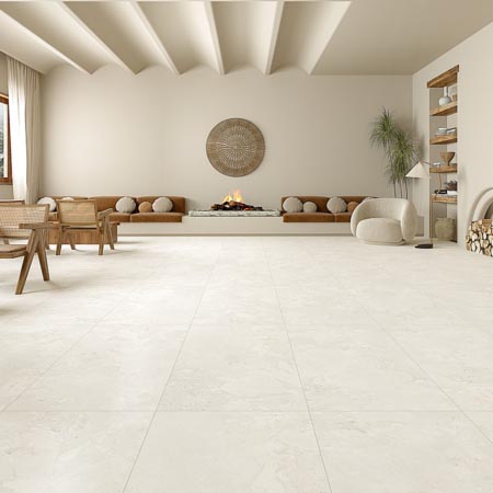 Geneva Bianco In&Out Marble Look Tile 600x1200 (Code:03239)