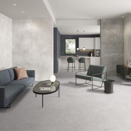 Valentine Mist Matt Stone Look Tile 600x600 (Code:03247)